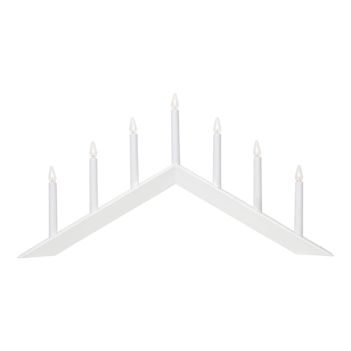 Portacandele Arrow 36 cm - Bianco - Star Trading