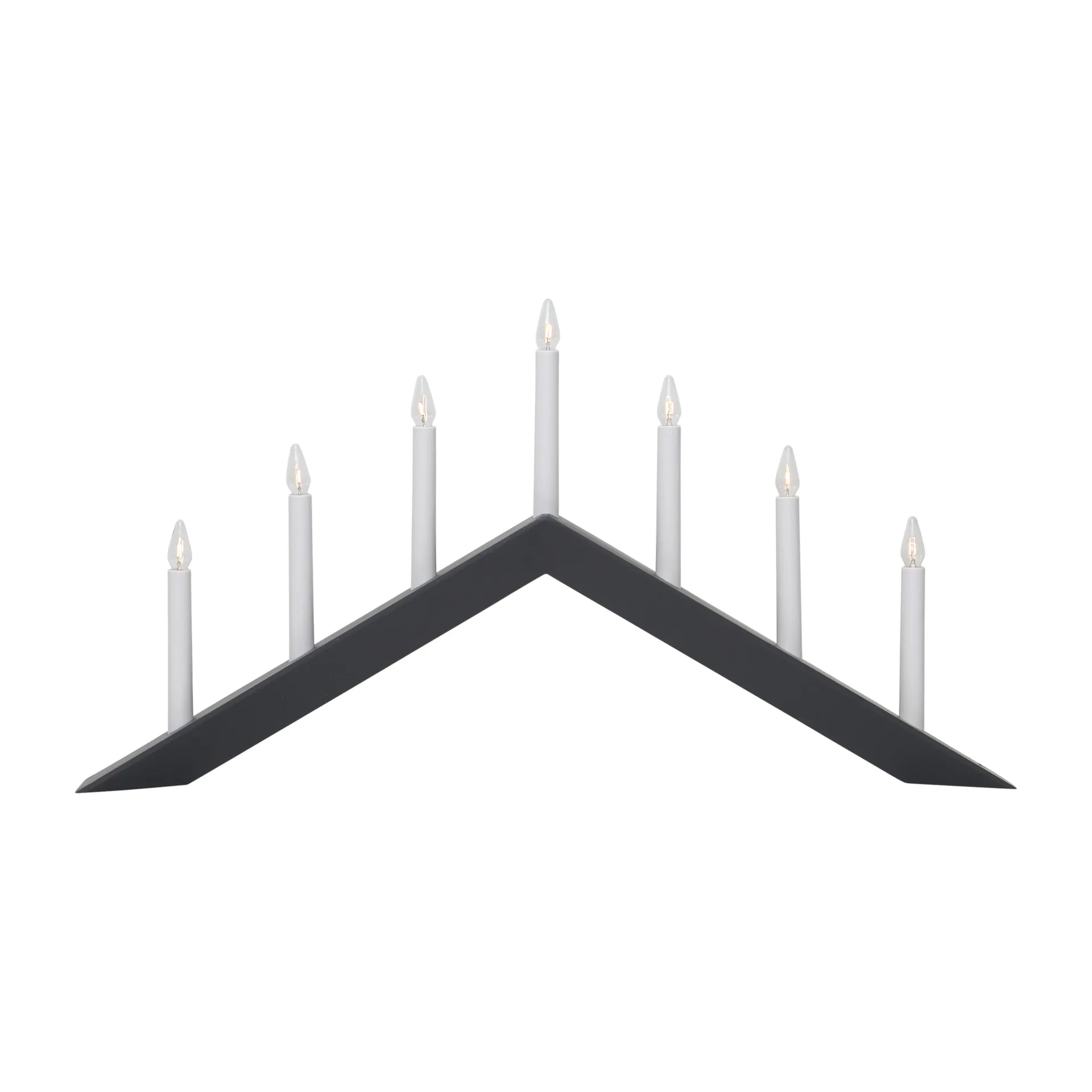 Portacandele Arrow 36 cm, Grigio Star Trading