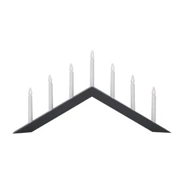 Portacandele Arrow 36 cm - Grigio - Star Trading