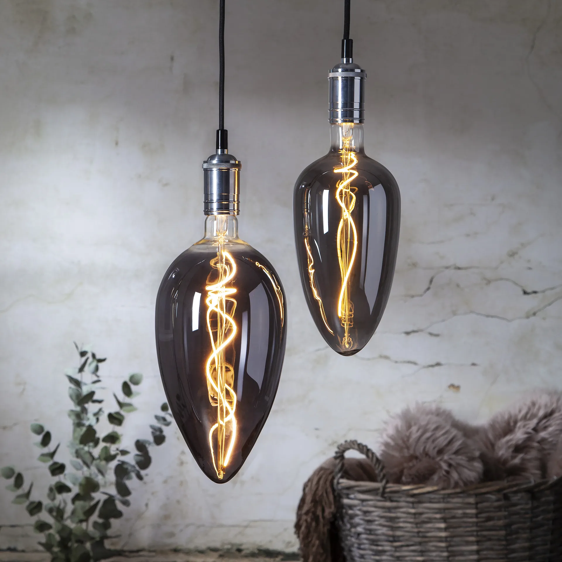 Sorgente luminosa industriale vintage Star Trading E27, 33 cm. 2200k Star Trading