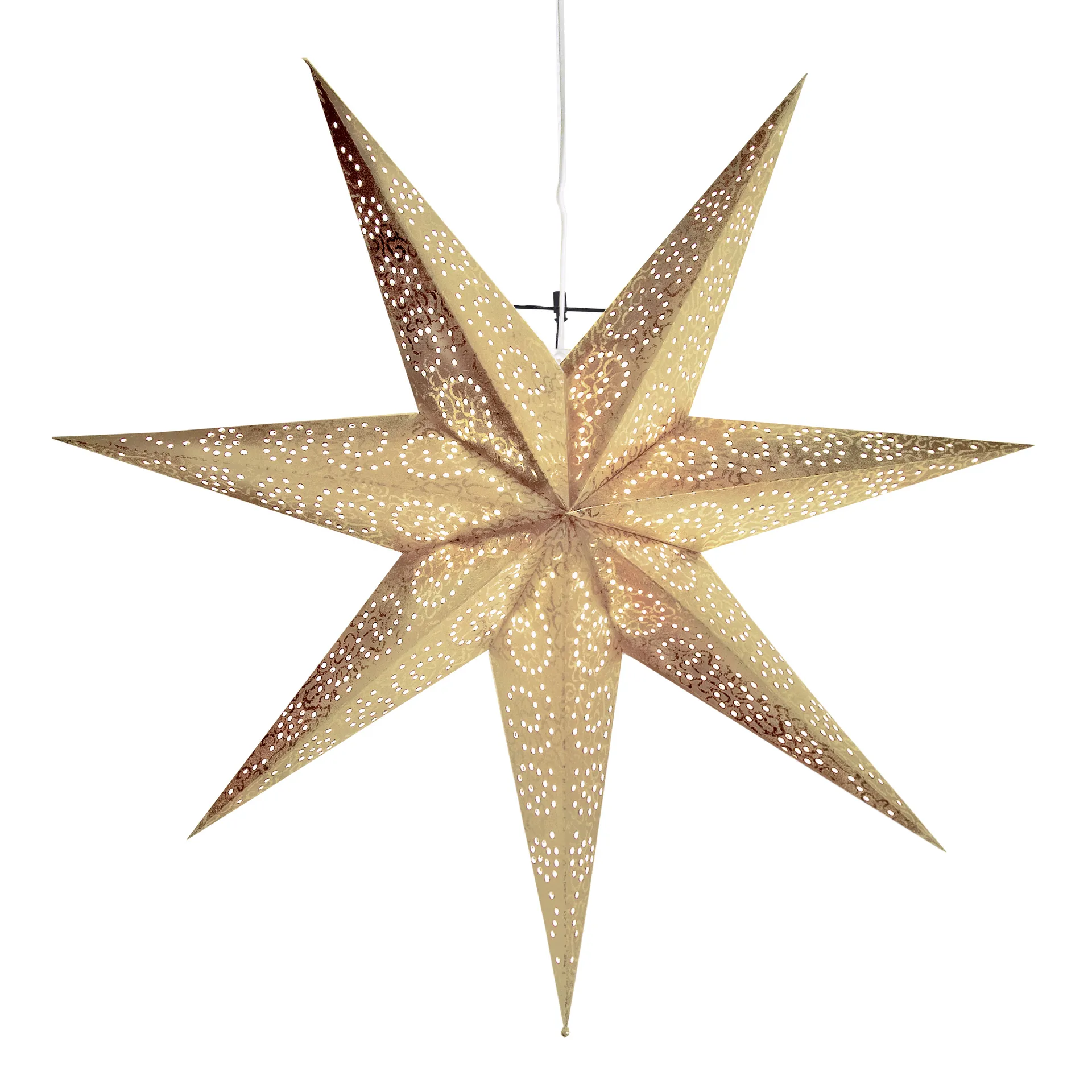 Stella dell'Avvento Antique 60 cm, oro Star Trading