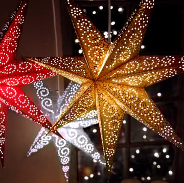 Stella dell'Avvento Antique 60 cm - oro - Star Trading