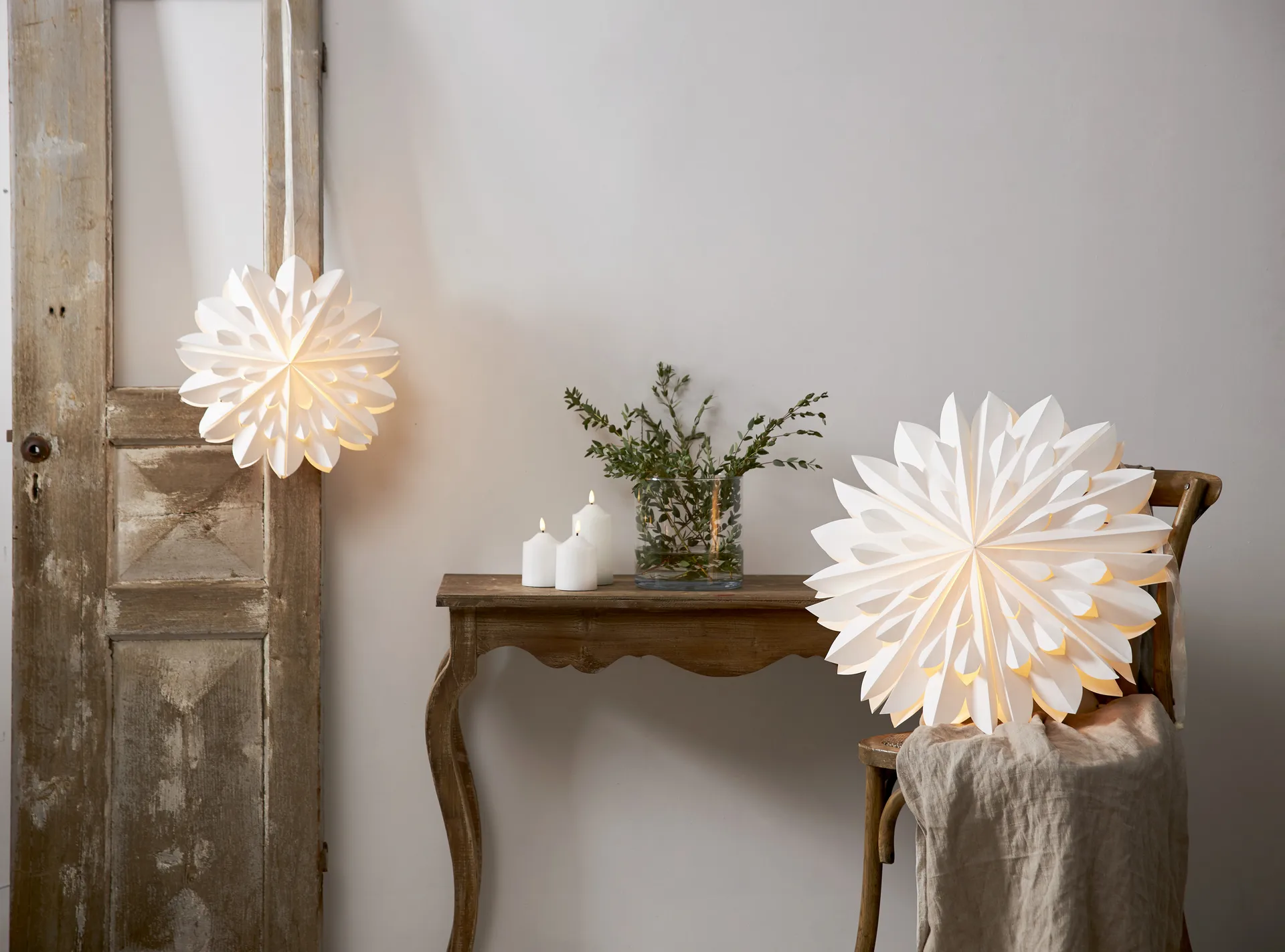 Stella dell'Avvento Clipp Ø 60 cm, Bianco Star Trading