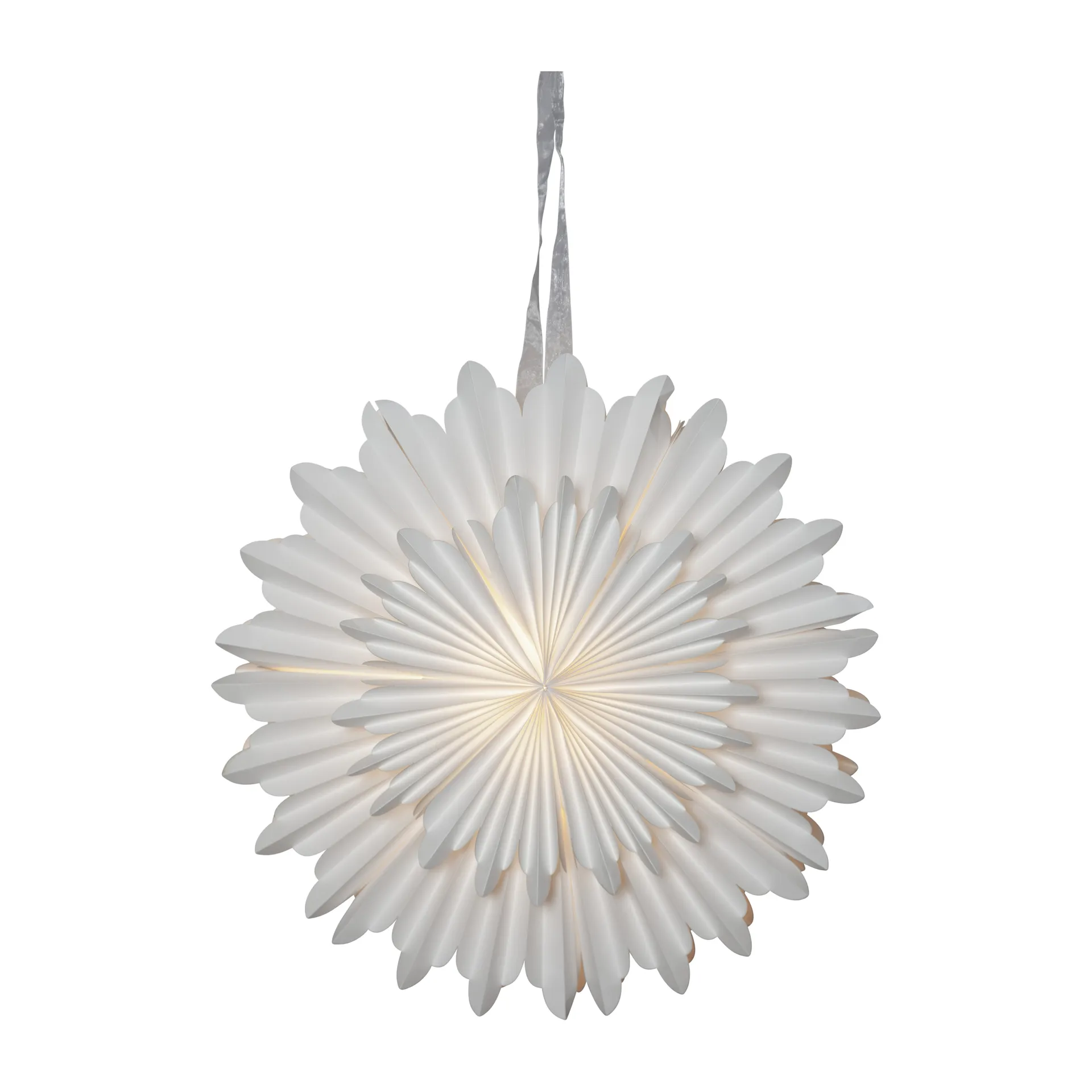 Stella dell'Avvento Crystal Ø 60 cm, Bianco Star Trading