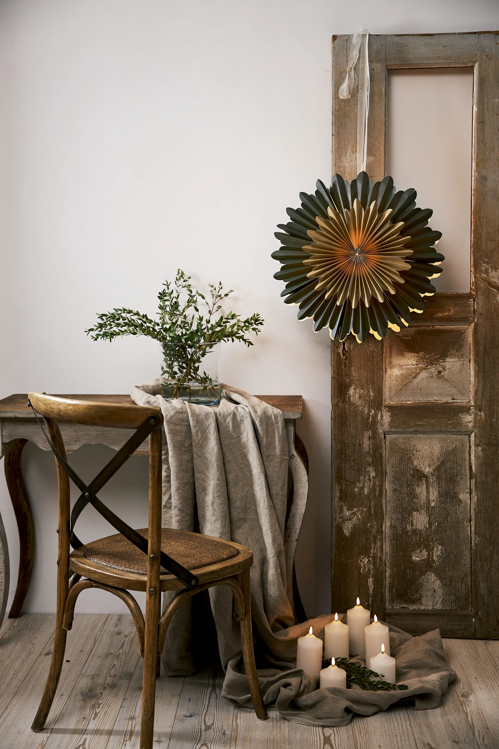 Stella dell'Avvento Crystal Ø 60 cm, Verde Star Trading