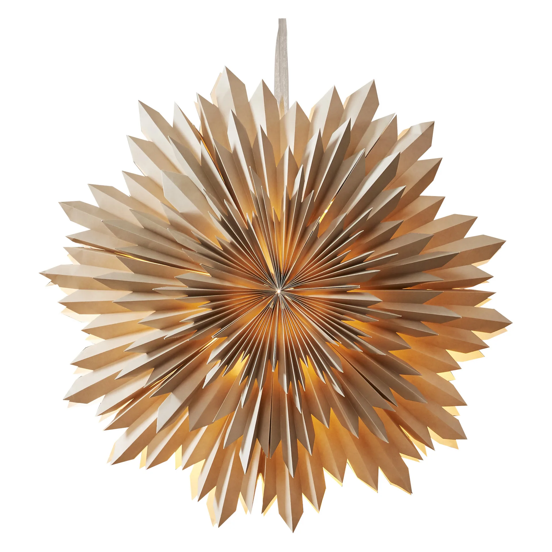 Stella dell'Avvento Ice Ø50 cm, Beige Star Trading