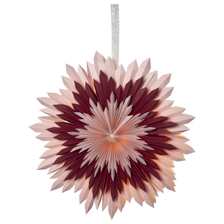 Stella dell'Avvento Ice Ø50 cm - Rosa - Star Trading
