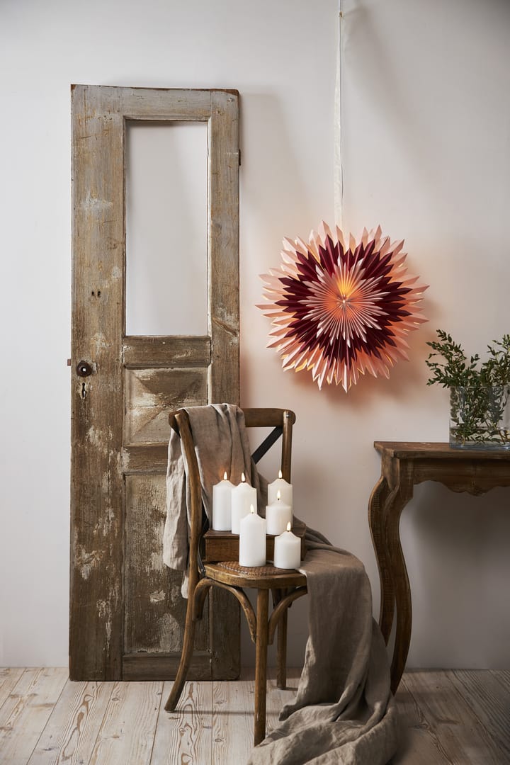 Stella dell'Avvento Ice Ø50 cm, Rosa Star Trading