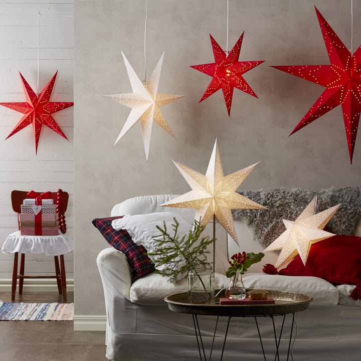 Stella dell'Avvento Sensy con base, 78 cm, Bianco Star Trading