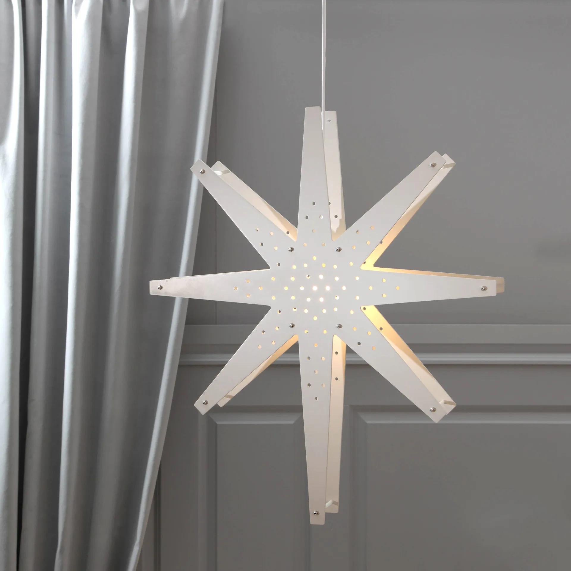 Stella dell'Avvento Tall 60x70 cm, Bianco Star Trading