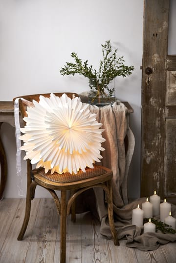 Stella di carta Crystal Ø55 cm - Bianco - Star Trading