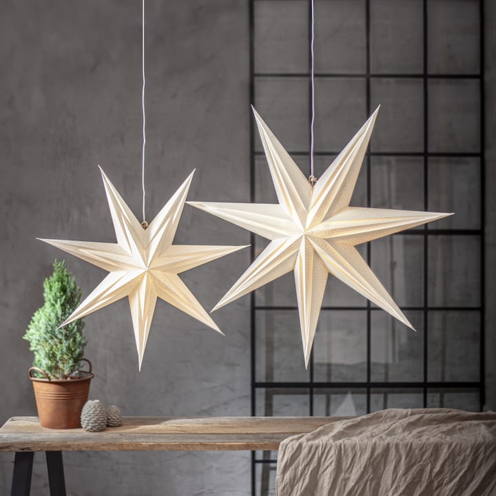 Stella di carta Holly 60 cm, Bianco Star Trading