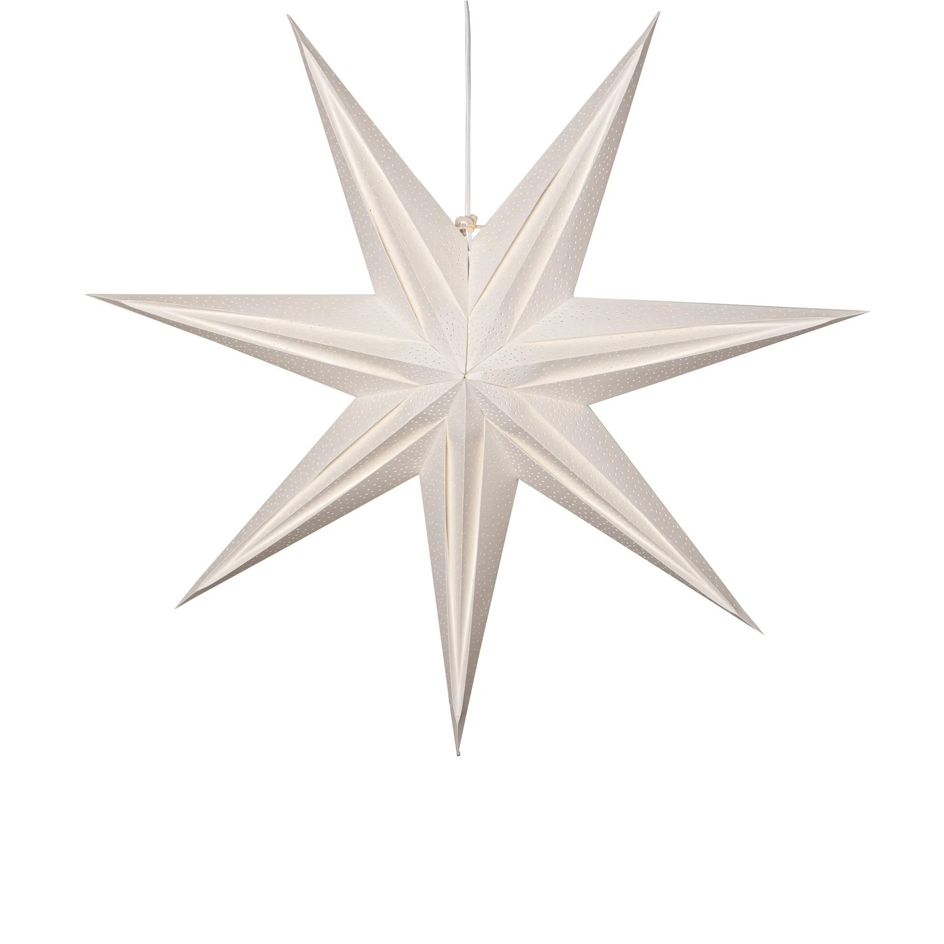 Stella di carta Holly 75 cm, Bianco Star Trading