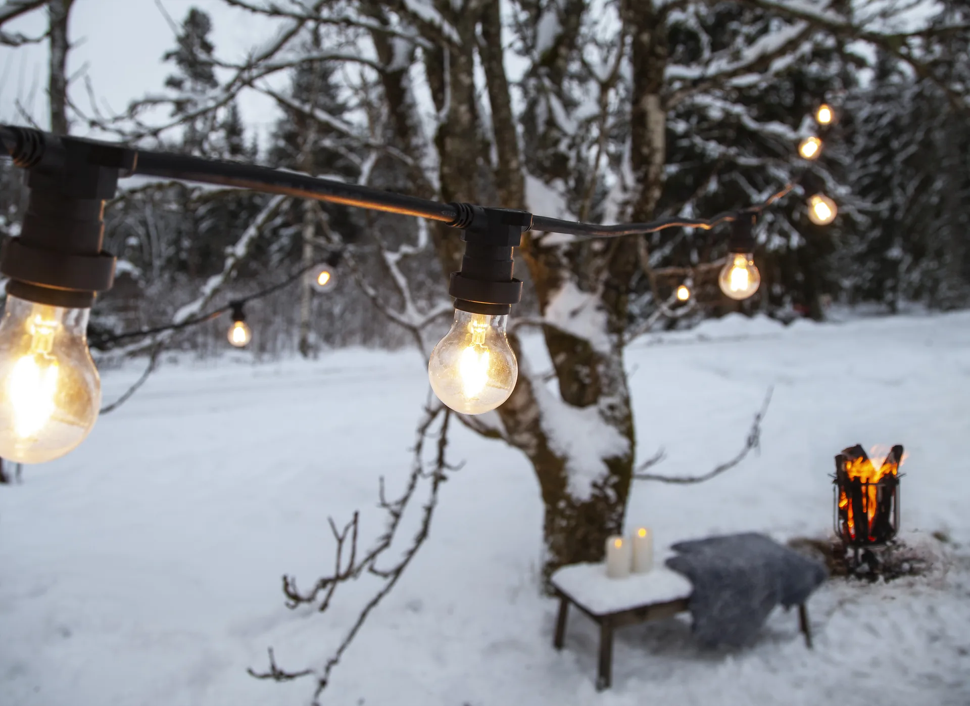 Stringa luminosa E27 7,35 m Connecta, Nero Star Trading