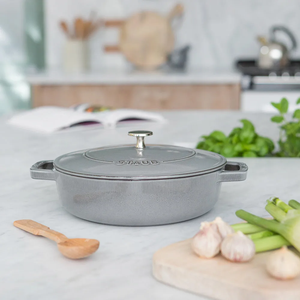 Casseruola Chistera Ø28 cm 3,7 L, grigio STAUB