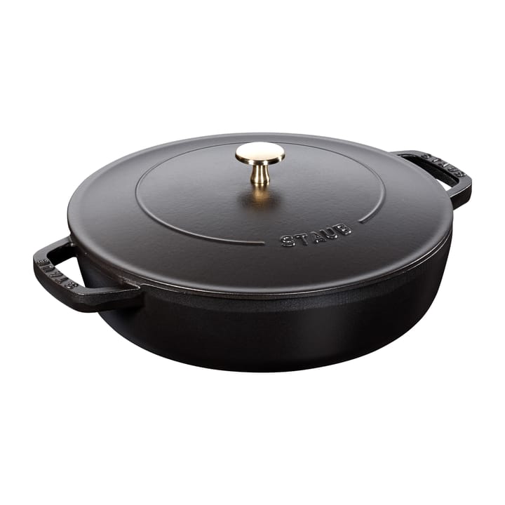 Casseruola Chistera Ø28 cm 3,7 L - Nero - STAUB