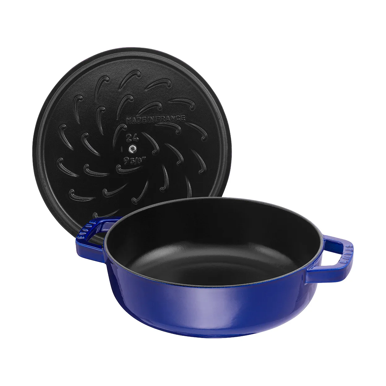 Casseruola in ghisa Staub Chistera Ø24 cm, Blu scuro STAUB