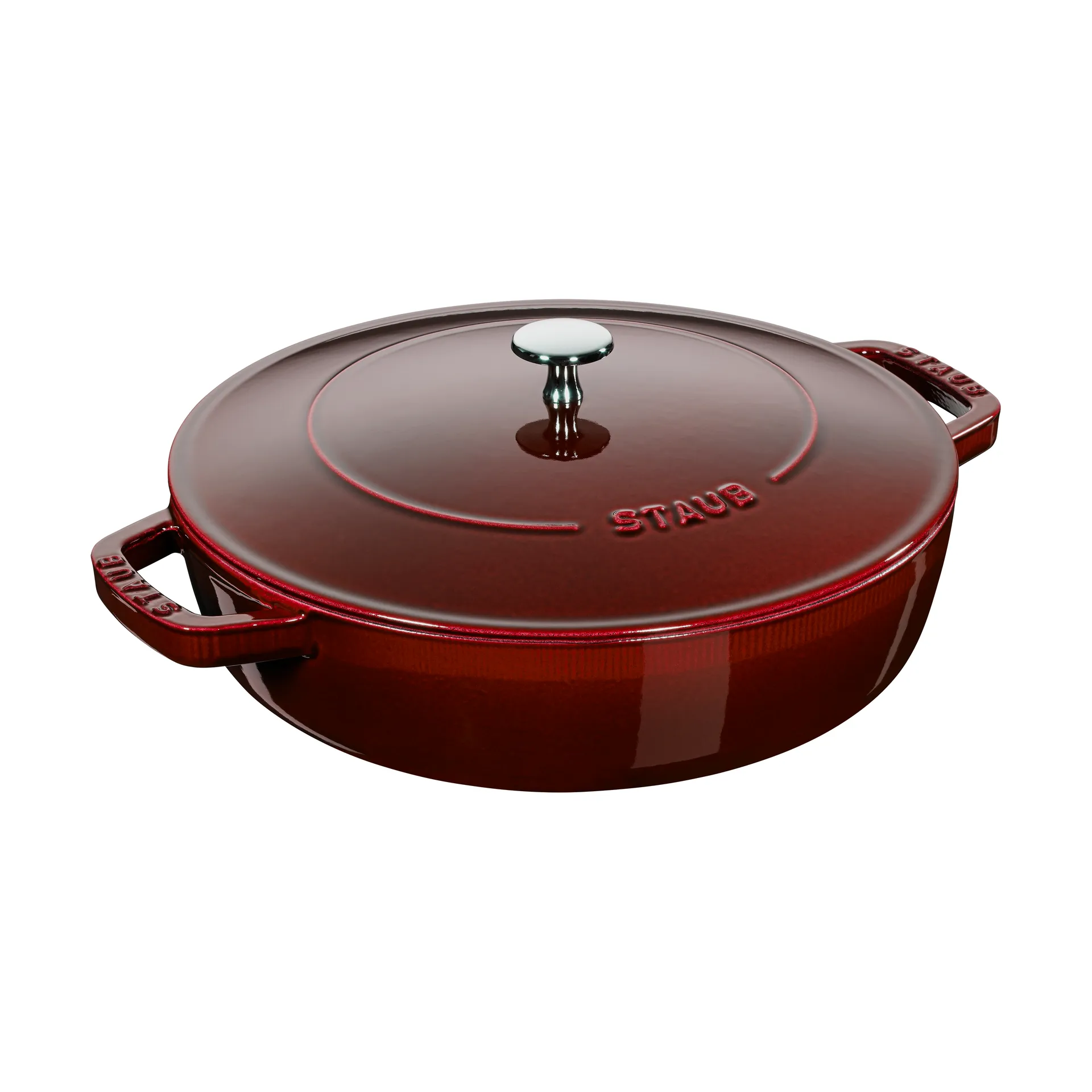 Casseruola in ghisa Staub Chistera Ø24 cm, Grenadine rosso STAUB