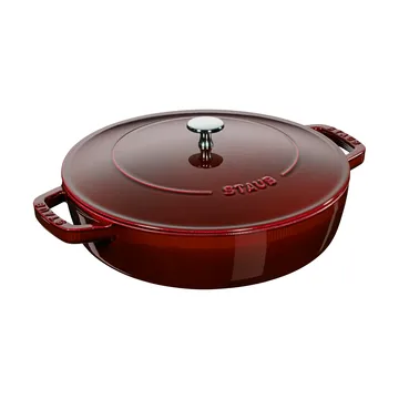 Casseruola in ghisa Staub Chistera Ø24 cm - Grenadine rosso - STAUB