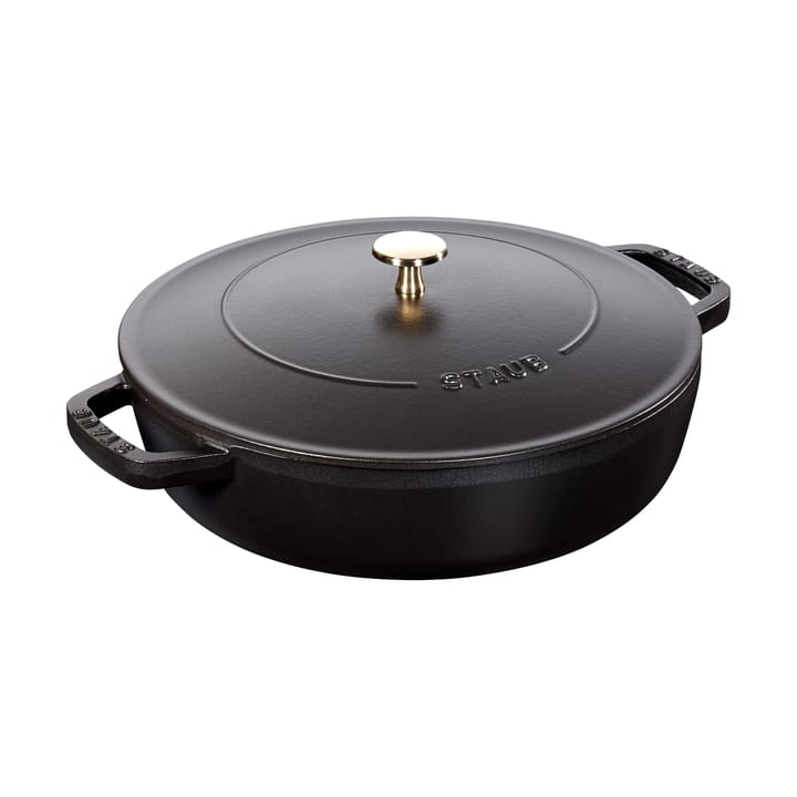 Casseruola in ghisa Staub Chistera Ø24 cm - Nero - STAUB
