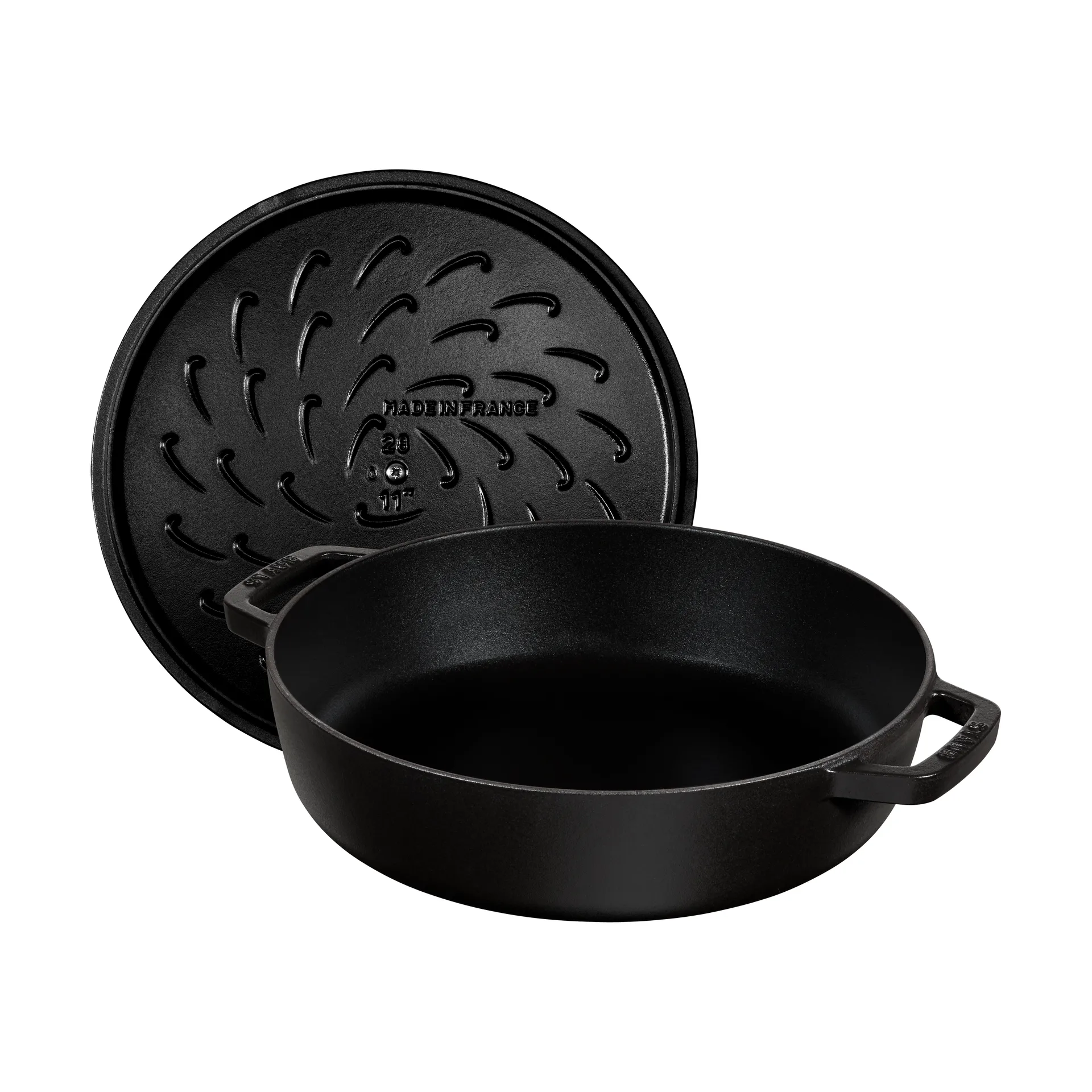Casseruola in ghisa Staub Chistera Ø24 cm, Nero STAUB