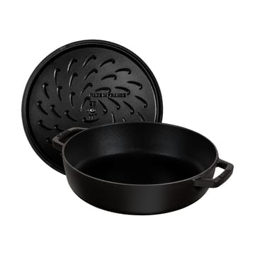 Casseruola in ghisa Staub Chistera Ø24 cm - Nero - STAUB