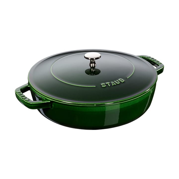 Casseruola in ghisa Staub Chistera Ø28 cm - Verde basilico - STAUB