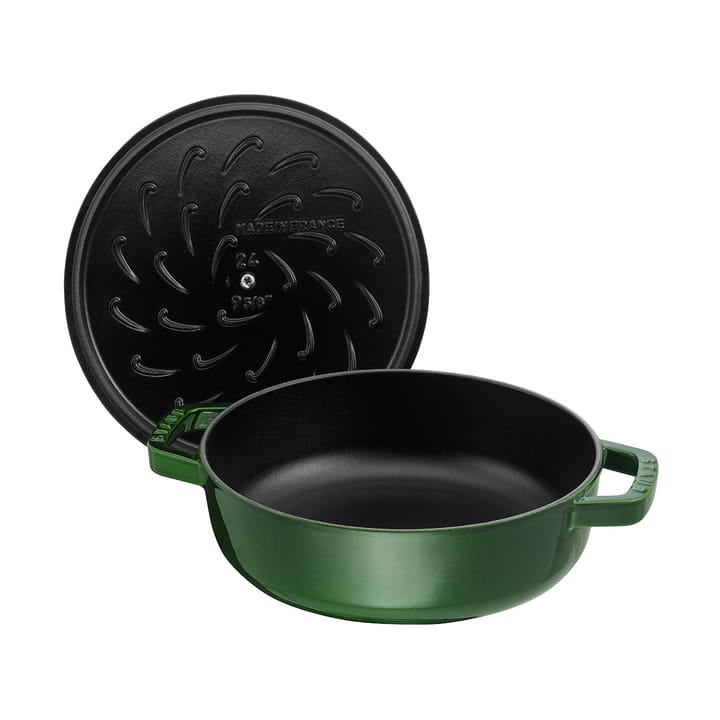Casseruola in ghisa Staub Chistera Ø28 cm, Verde basilico STAUB