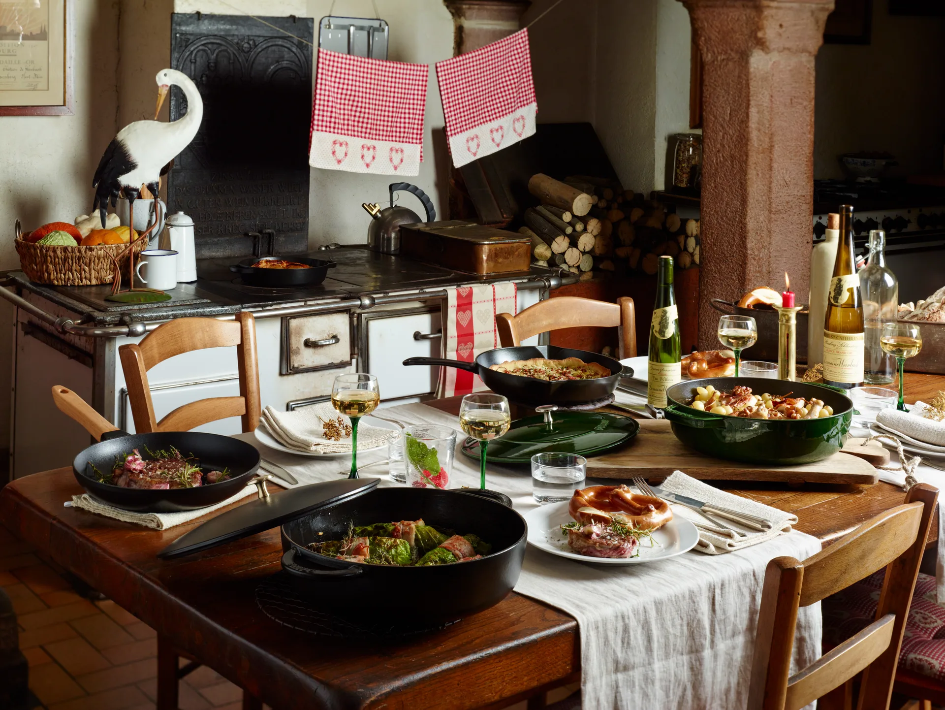 Casseruola in ghisa Staub Chistera Ø28 cm, Verde basilico STAUB