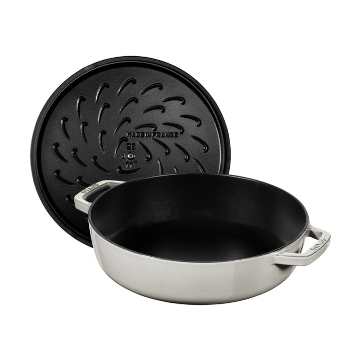 Casseruola in ghisa Staub Chistera Ø28 cm, White truffle STAUB
