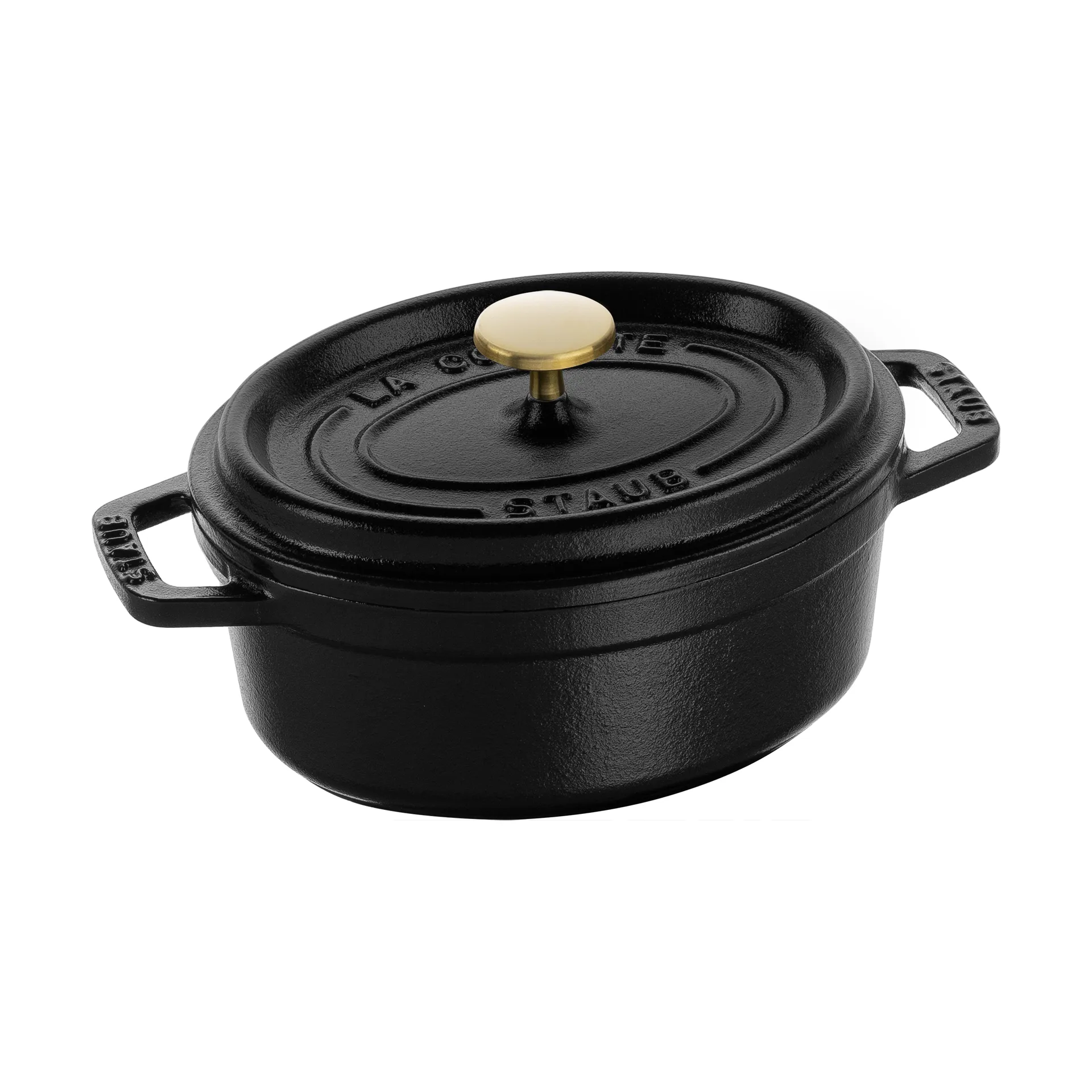 Casseruola ovale in ghisa Staub La Cocotte 0,6 L, Nero STAUB