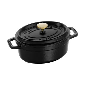 Casseruola ovale in ghisa Staub La Cocotte 0,6 L - Nero - STAUB