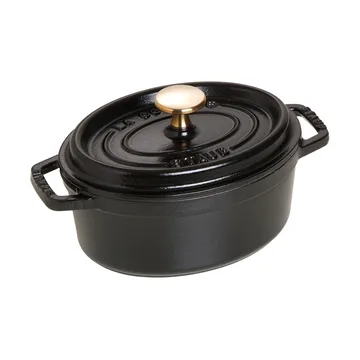 Casseruola ovale in ghisa Staub La Cocotte 1 L - Nero - STAUB
