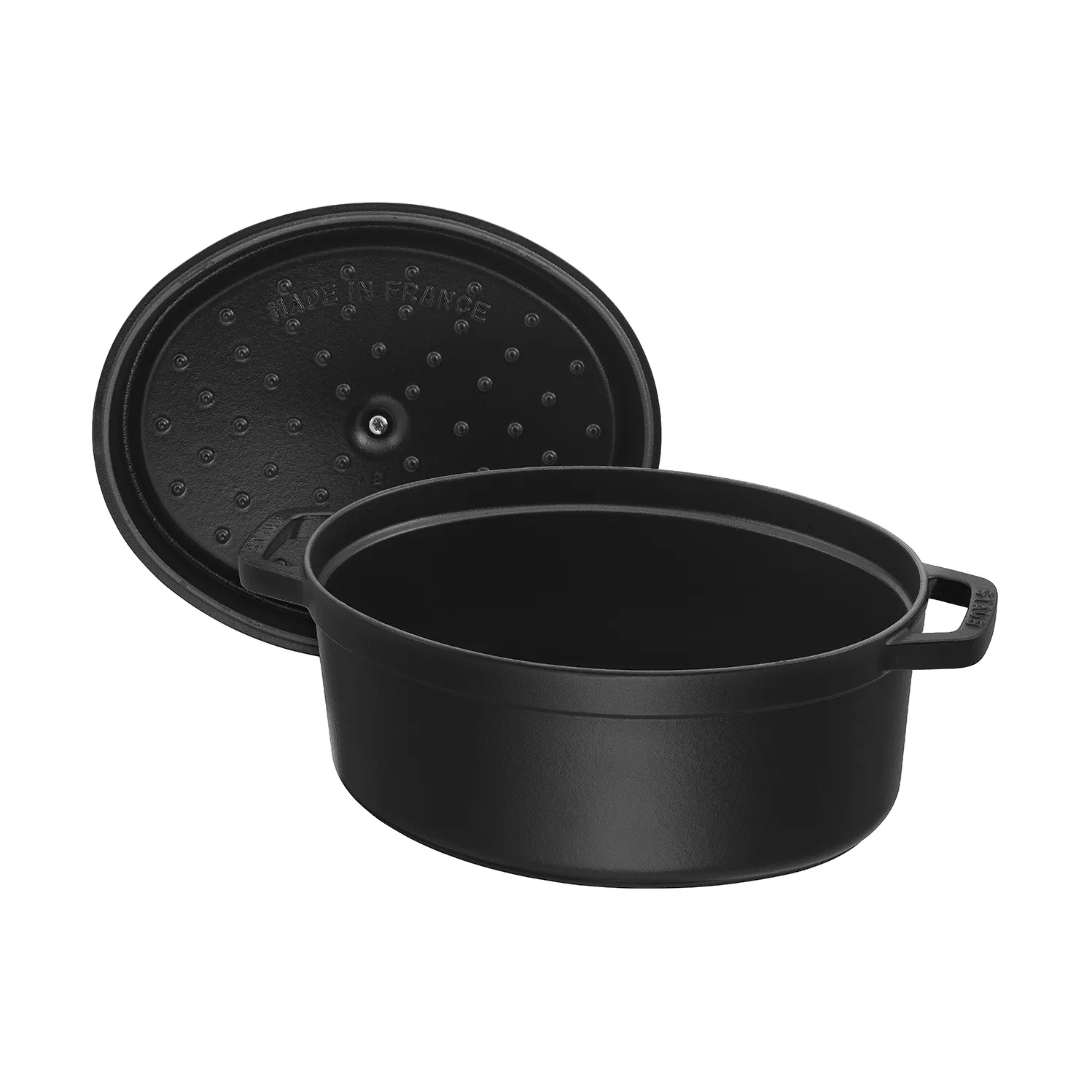 Casseruola ovale in ghisa Staub La Cocotte 1 L, Nero STAUB