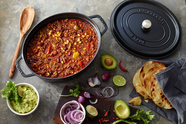 Casseruola ovale in ghisa Staub La Cocotte 1 L, Nero STAUB