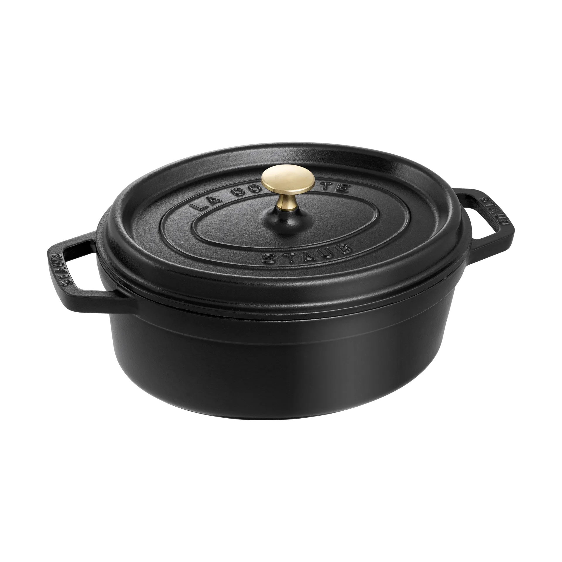 Casseruola ovale in ghisa Staub La Cocotte 3,2 L, Nero STAUB