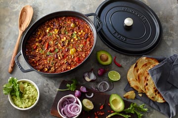 Casseruola ovale in ghisa Staub La Cocotte 3,2 L - Nero - STAUB