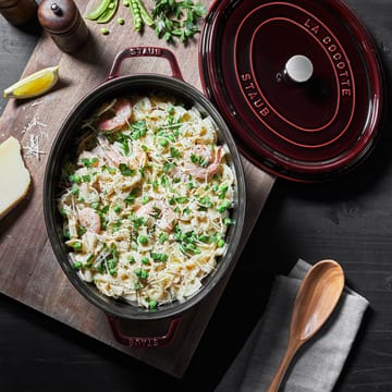 Casseruola ovale in ghisa Staub La Cocotte 4,2 L - Grenadine rosso - STAUB