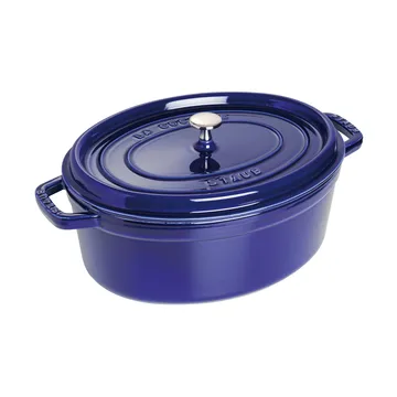 Casseruola ovale in ghisa Staub La Cocotte 5,5 L - Blu scuro - STAUB
