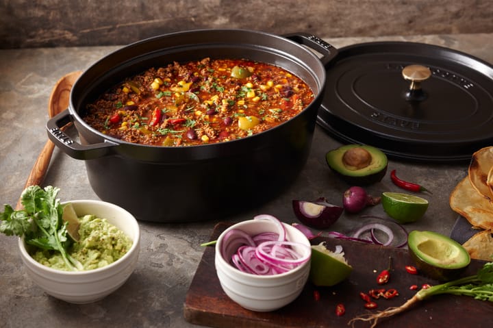 Casseruola ovale in ghisa Staub La Cocotte 5,5 L, Nero STAUB