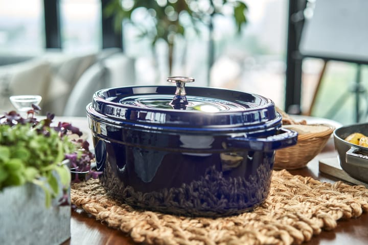 Casseruola ovale in ghisa Staub La Cocotte 6,7 L, Blu scuro STAUB