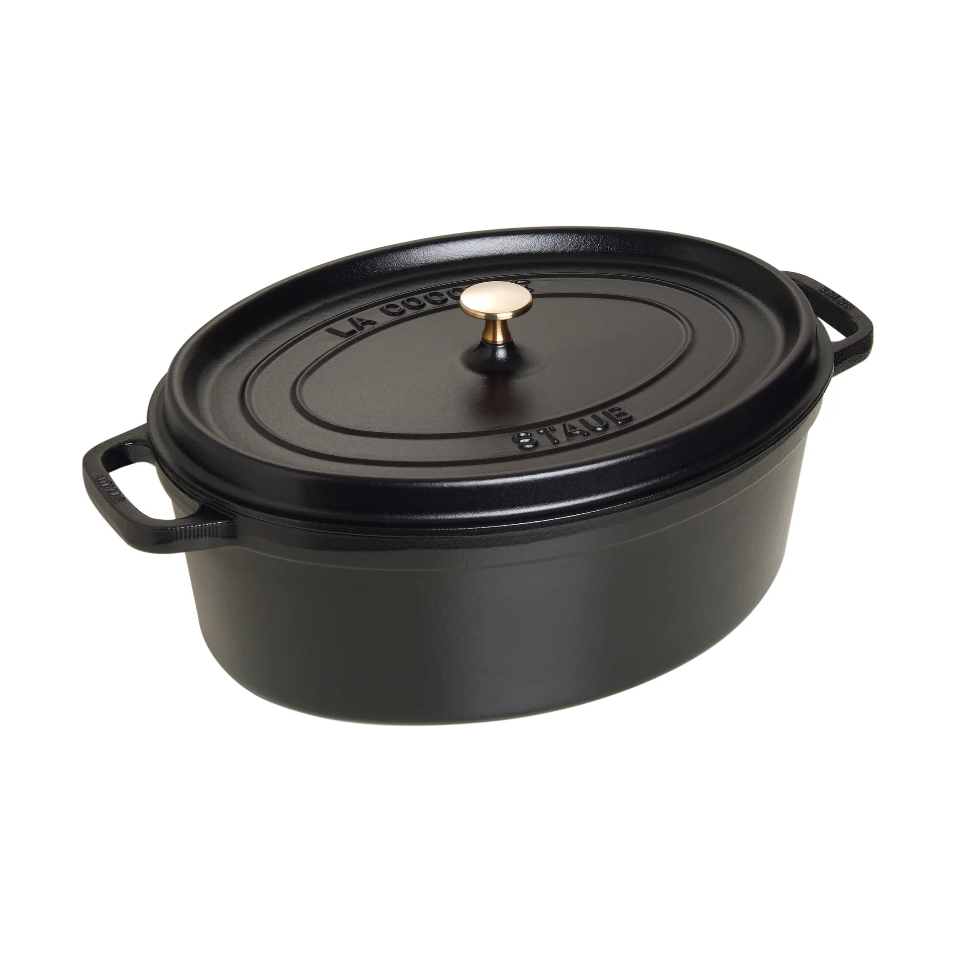 Casseruola ovale in ghisa Staub La Cocotte 8 L, Nero STAUB