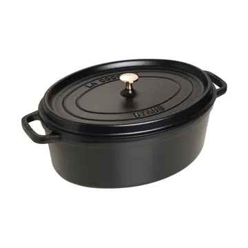 Casseruola ovale in ghisa Staub La Cocotte 8 L - Nero - STAUB