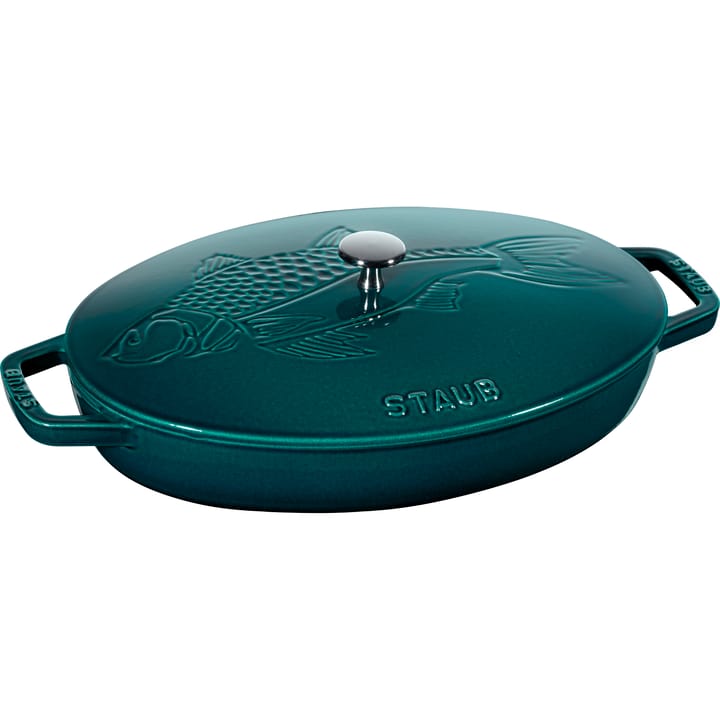 Casseruola ovale La Mer - smaltata a tre strati - 32 cm - STAUB