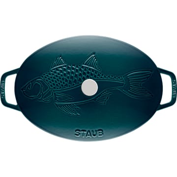 Casseruola ovale La Mer - smaltata a tre strati - 32 cm - STAUB