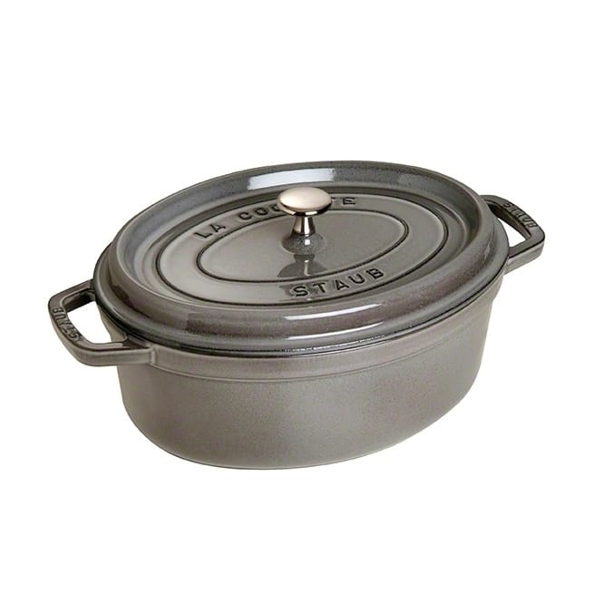 Casseruola ovale Staub 4,2 L - grigio - STAUB