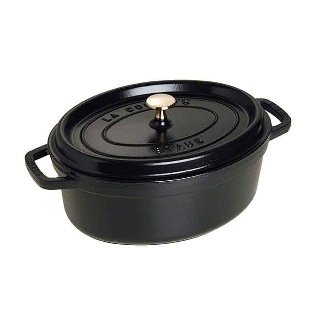 Casseruola ovale Staub 4,2 L - nero - STAUB