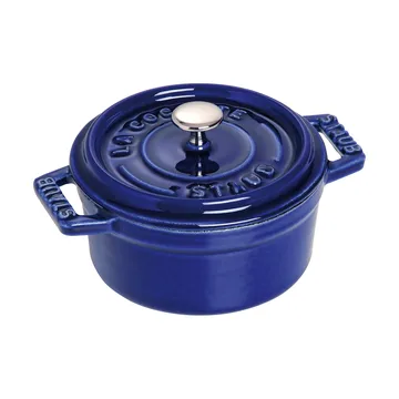 Casseruola rotonda in ghisa Staub La Cocotte 0,25 L - Blu scuro - STAUB