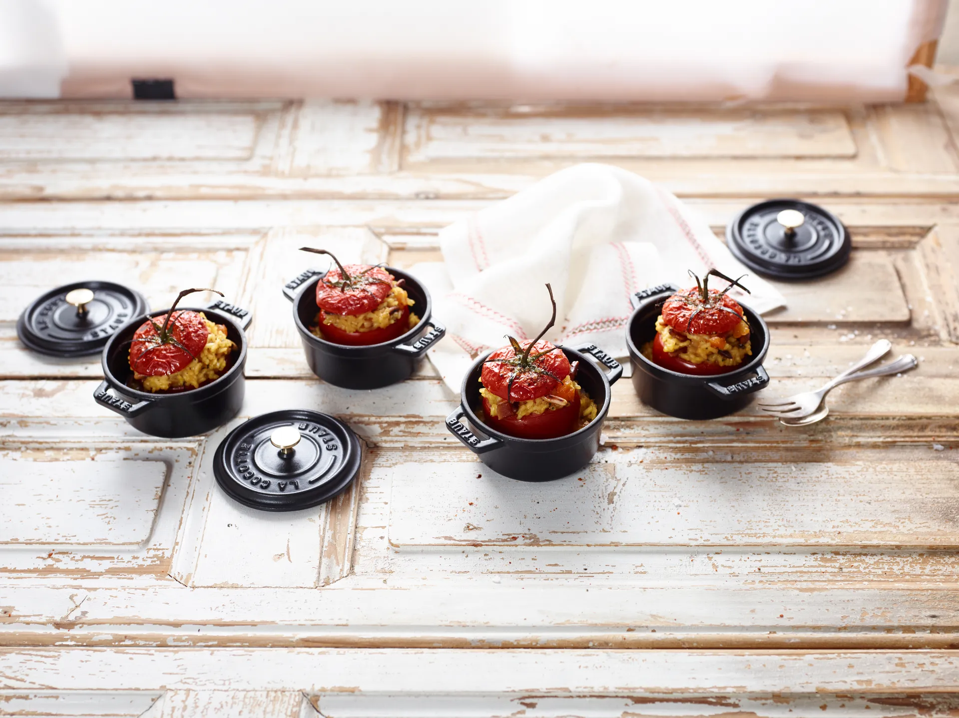 Casseruola rotonda in ghisa Staub La Cocotte 0,25 L, Nero STAUB