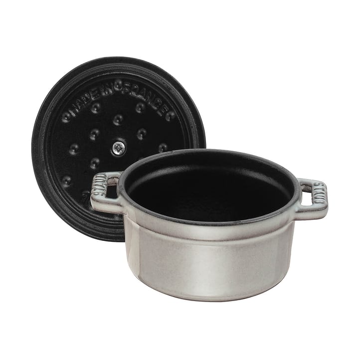 Casseruola rotonda in ghisa Staub La Cocotte 0,4 L, Grigio grafite STAUB
